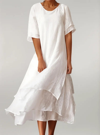 Danique | Elegant Long Cotton Dress