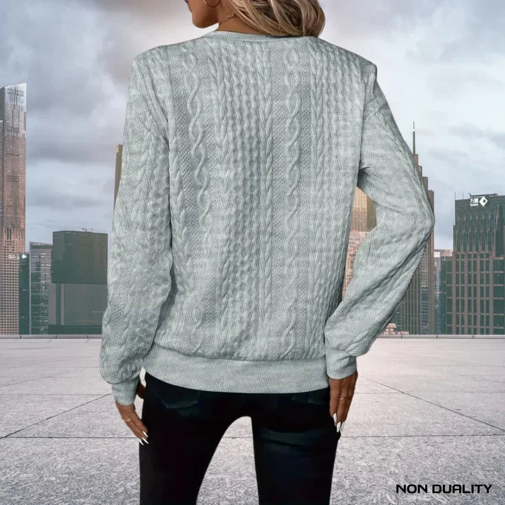 Non-Duality Zip-Up Sweater