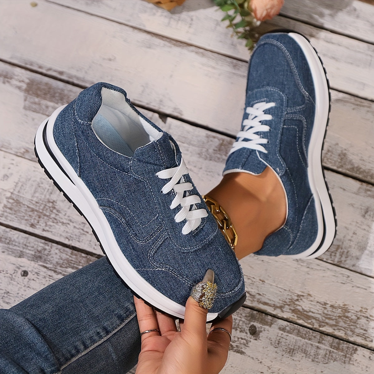 Lizzy™ | Orthopedic Denim Sneakers