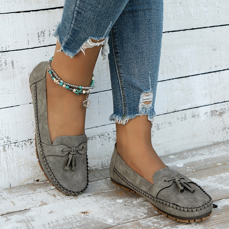 Madilyn™ | Casual Tassel Moccasins