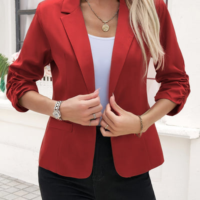 Casual Open-Front Blazer