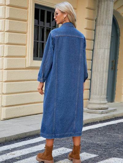 Madeline Denim Duster Jacket