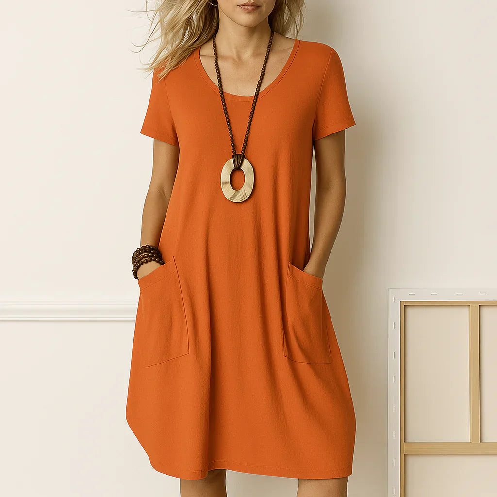 ALMARA™ | ELEGANT DRESS WITH DISCREET TUMMY COVERAGE