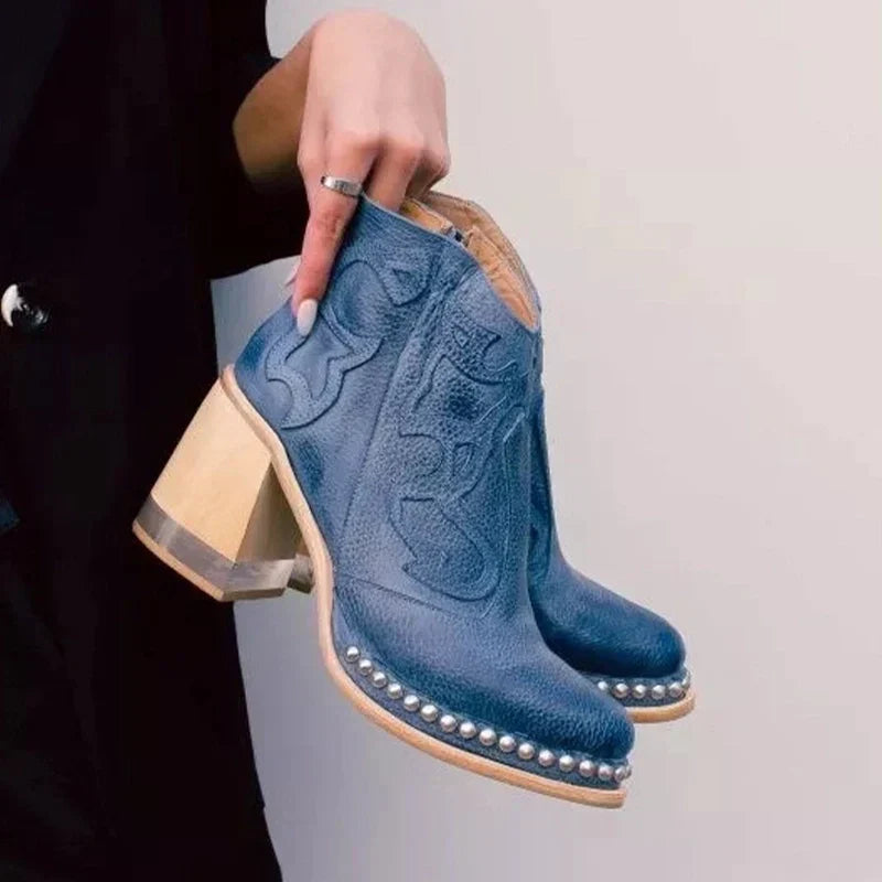 Sue™  Norwich Embroidered Leather Boots