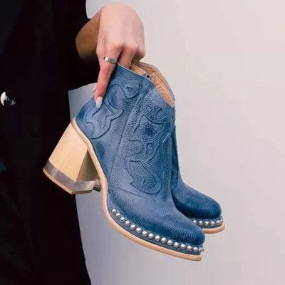 Sue™  Norwich Embroidered Leather Boots