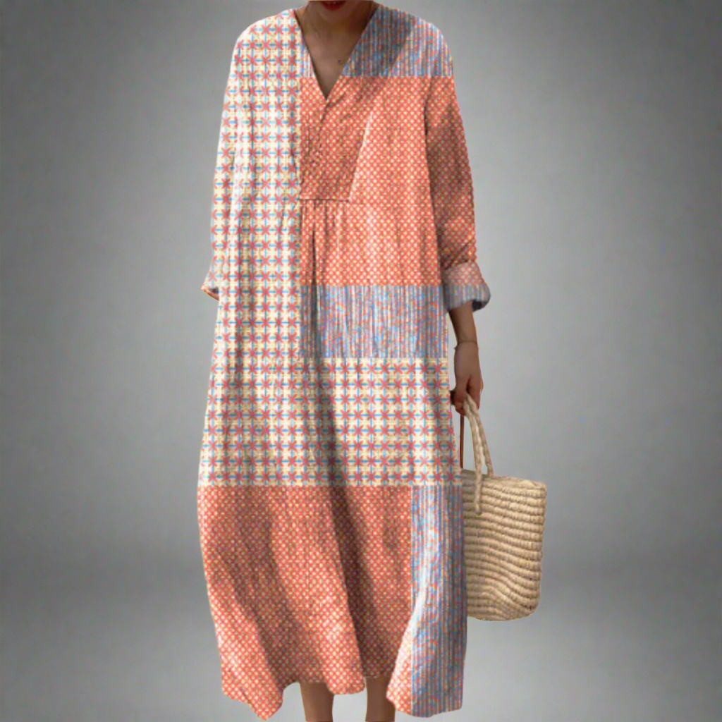 Bethany | Elegant geometric dress