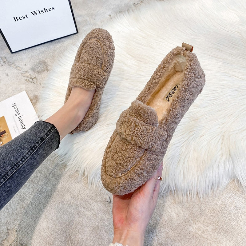 Bella™ | Warm Plush Loafers for Women