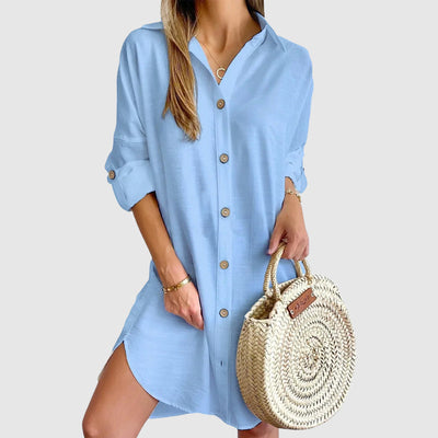 Zoe Rossi Mini Shirt Dress