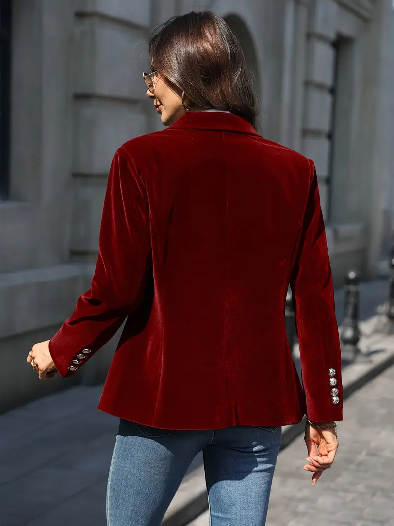 JULIA | ELEGANT VELVET BLAZER