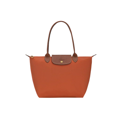 Longchamp - Large Le Pliage Tote, Brick