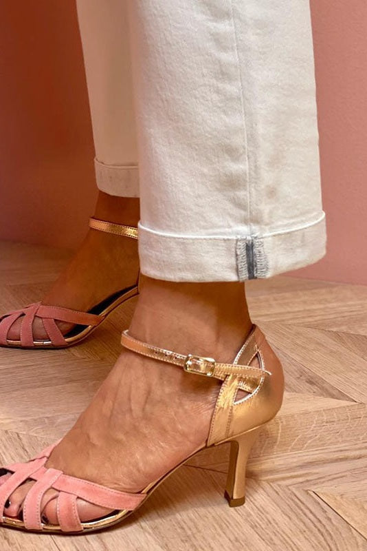 Calista™ Open-Toe High Heels