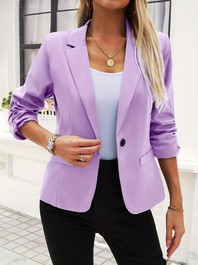Casual Open-Front Blazer