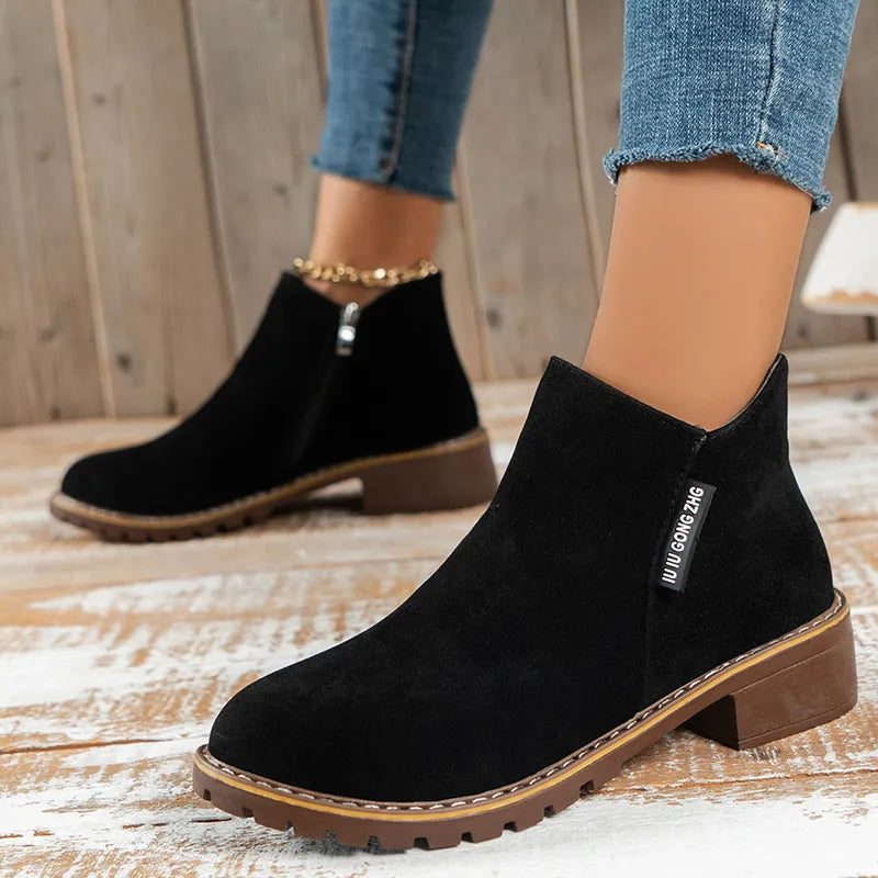 Mary™ | Thick Sole Ankle Boots