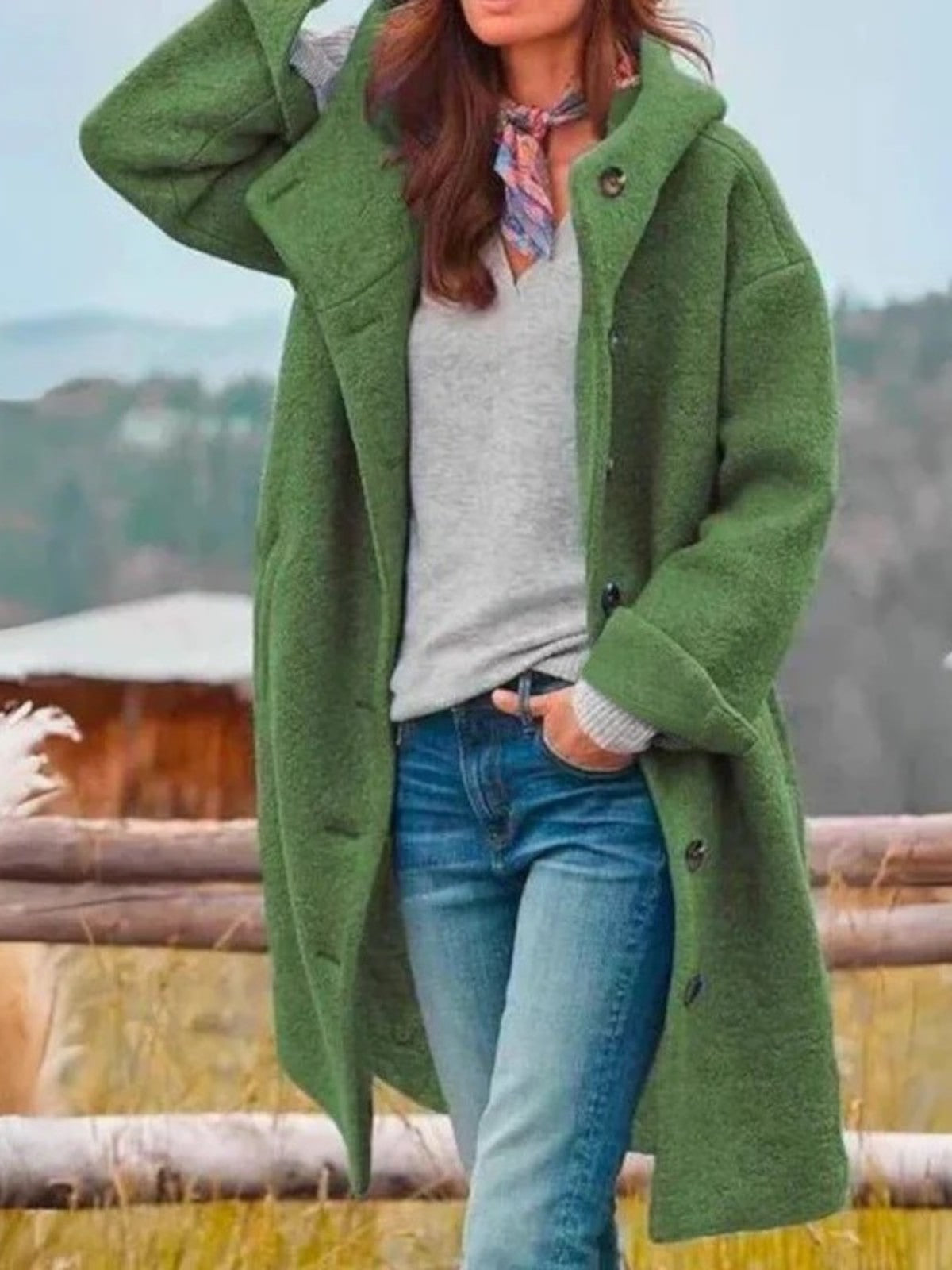 Sophie Thick Hooded Coat