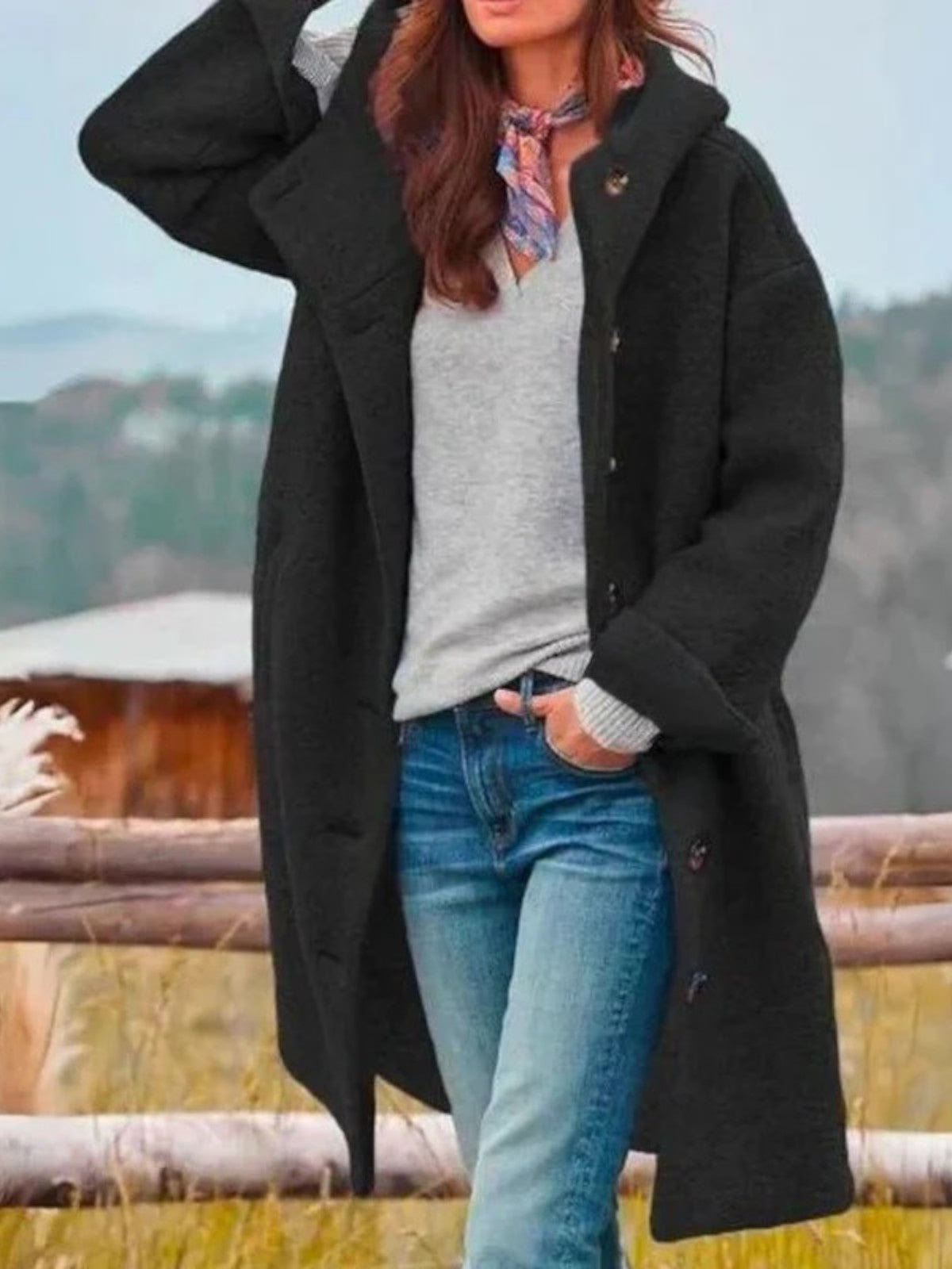 Sophie Thick Hooded Coat