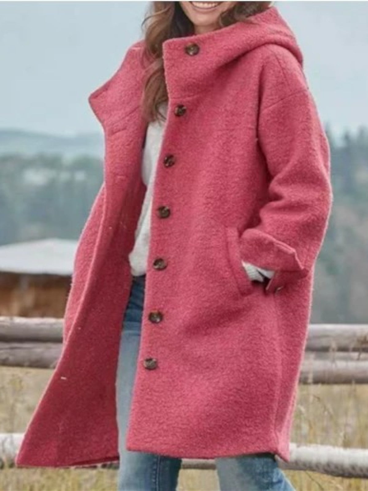 Sophie Thick Hooded Coat